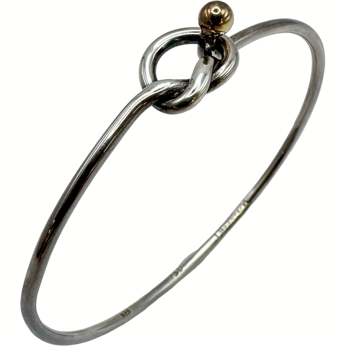 TIFFANY＆Co. ティファニー バングル 925 750 ラブノット ティファニー TIFFANY＆CO ラブノットバングル バングル - Used A
