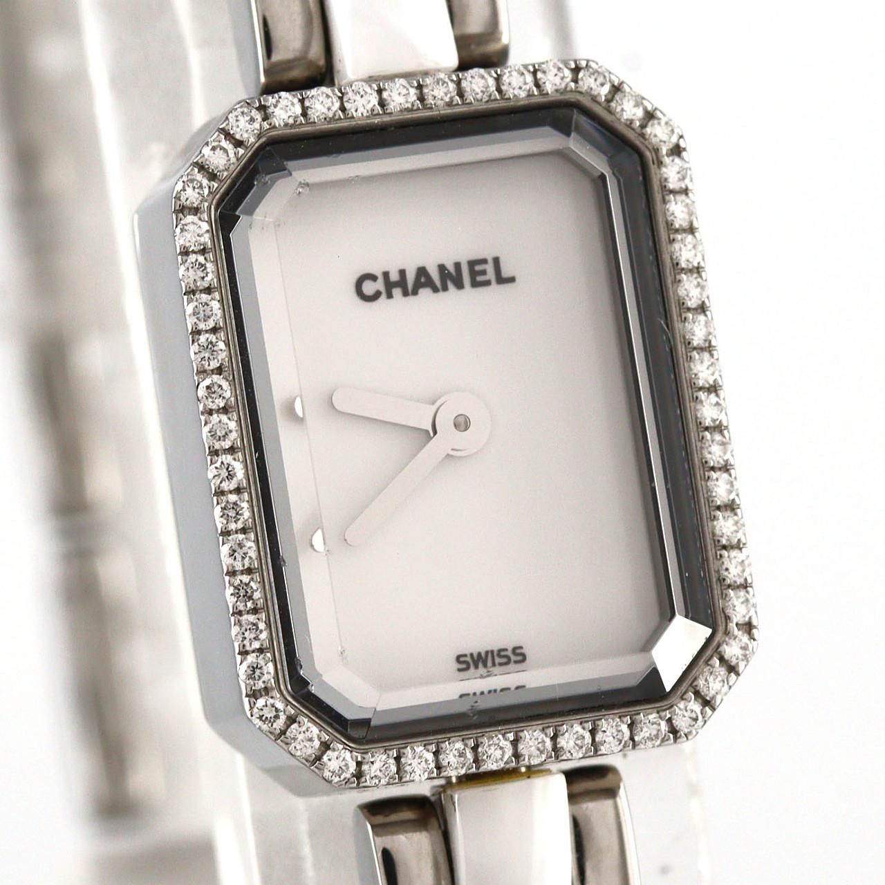 ノーメンテナンス還元価格】シャネル プルミエール SSxセラミック/D