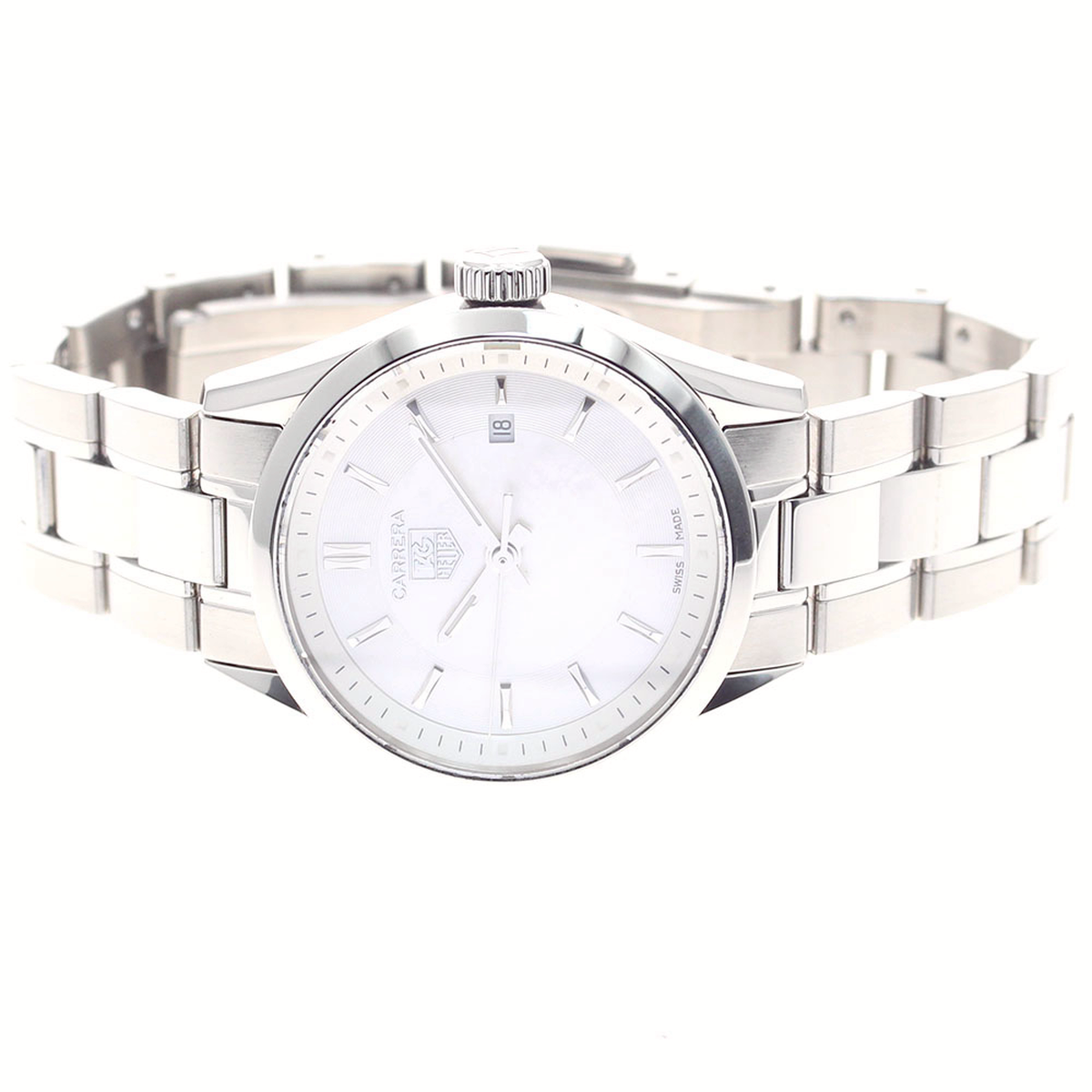 タグホイヤー TAG HEUER WV1415 カレラ デイト クォーツ レディース