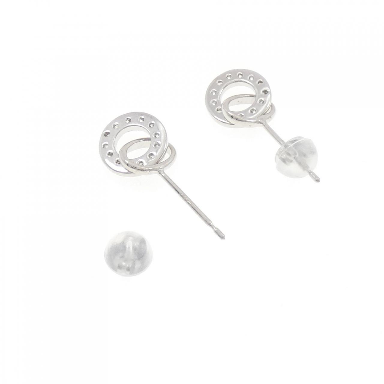 K14WG ダイヤピアス K14WG ダイヤモンド ピアス | MOLTS