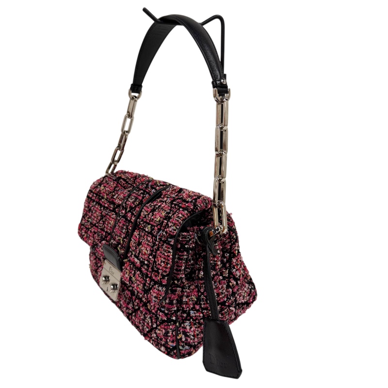 Christian Dior ニューロック ツイード チェーンショルダーバッグ Christian Dior - クリスチャン・ディオール Christian Dior ニュー