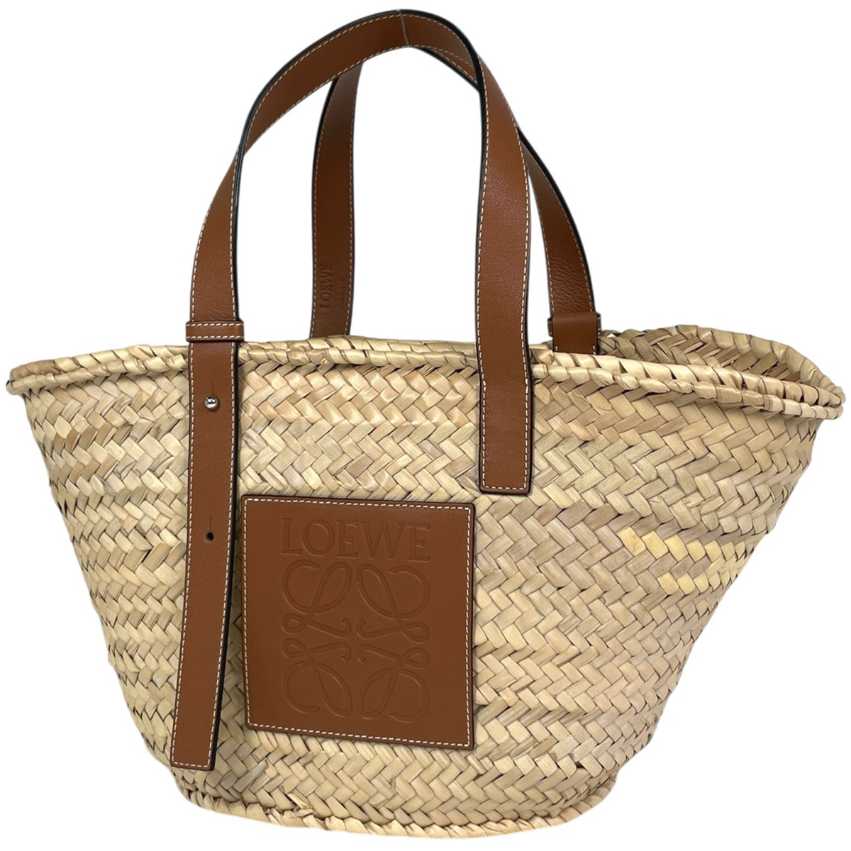 ロエベ LOEWE バスケットバッグ かごバッグ アナグラム ヤシの葉
