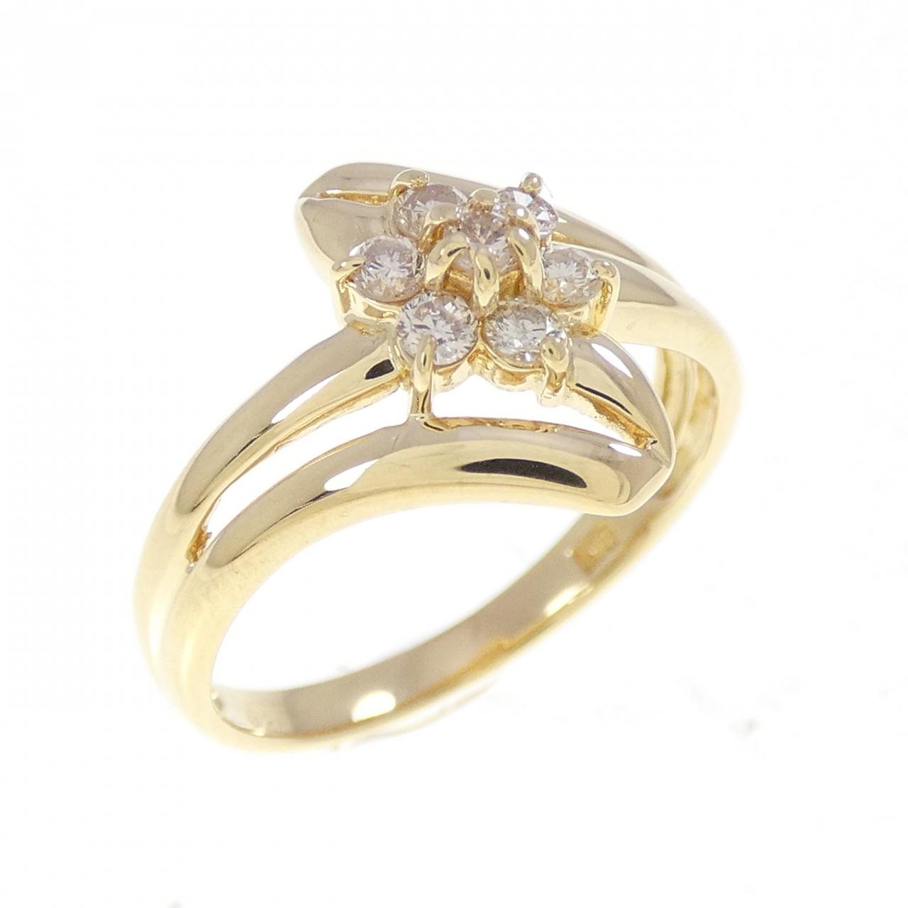 専用です。K18 ルビー0.73ct とダイヤモンド0.30ctのフラワーリング K18 ルビー0.73ct とダイヤモンド0.30ctのフラワーリング ルビー