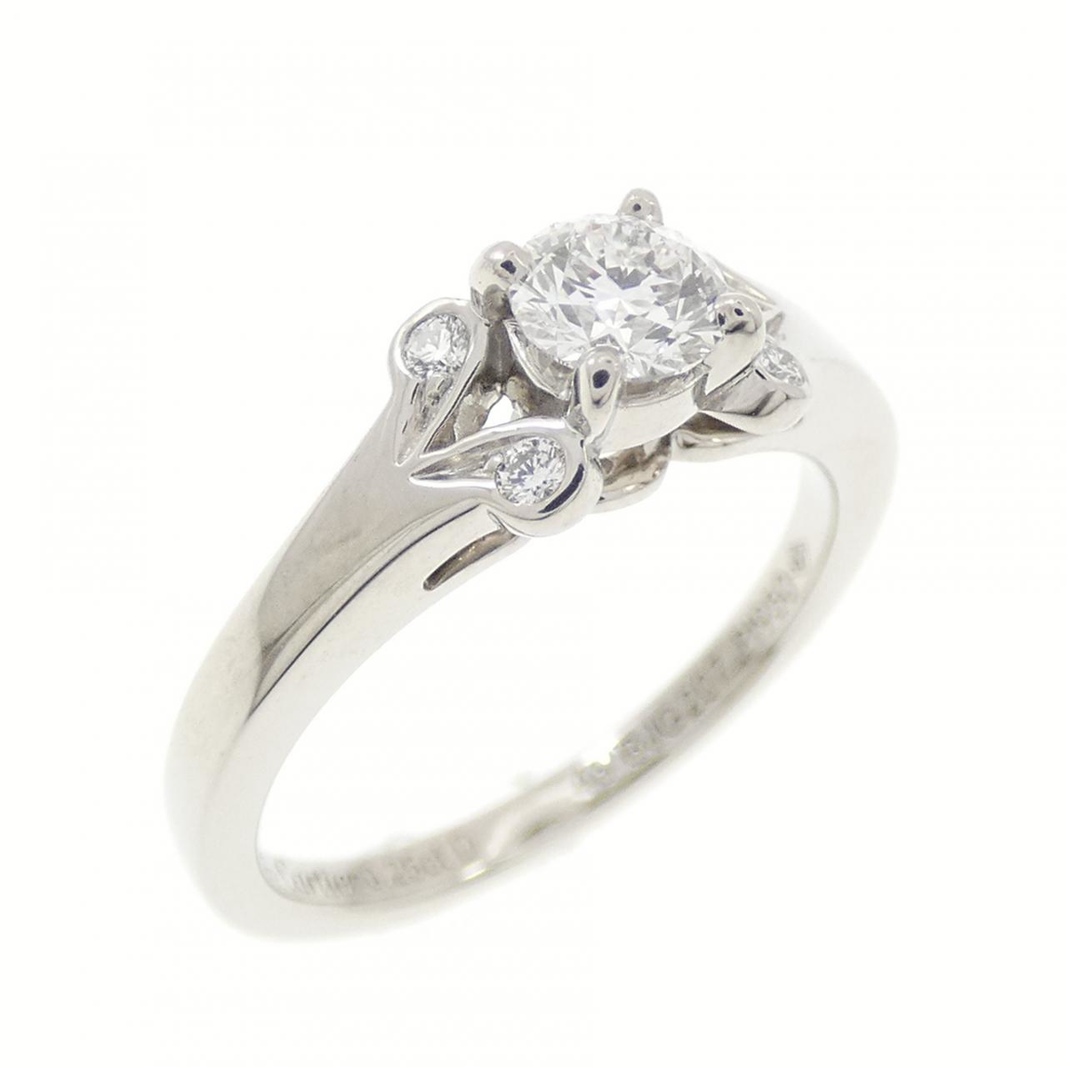 【本物です！返品不可】カルティエ リング バレリーナ ※54番（=14号） カルティエ バレリーナ リング 0.25CT E VS1 3EXT - Used A (230-000