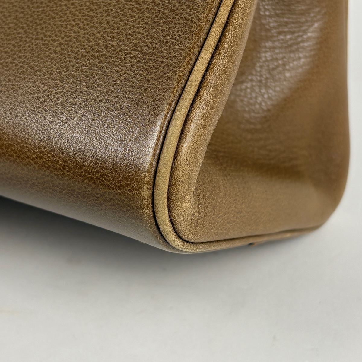 デルヴォー DELVAUX ブリヨンPM ハンドバッグ レザー ブラウン