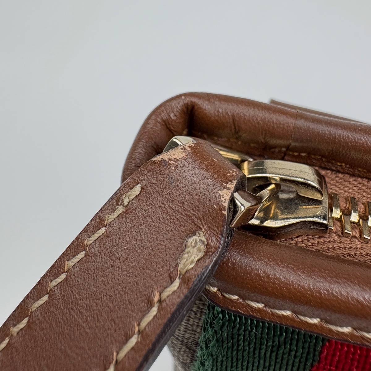 グッチ GUCCI GG柄 ショルダーバッグ シェリーライン ウェブ 
