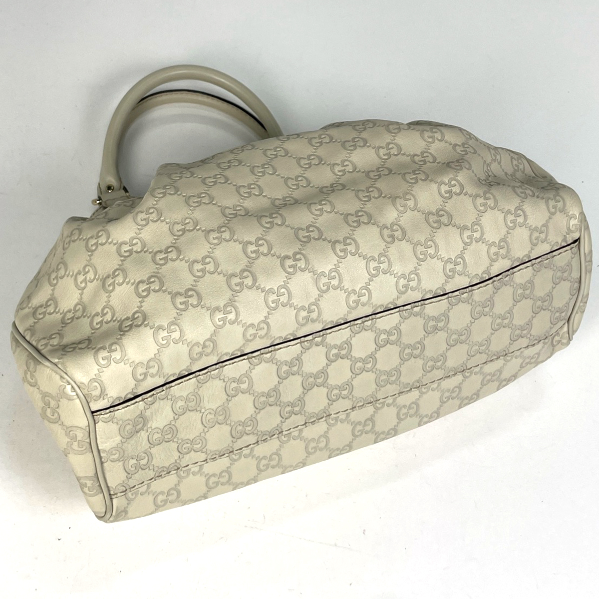 グッチ GUCCI グッチシマ スーキー ハンドバッグ シマレザー 