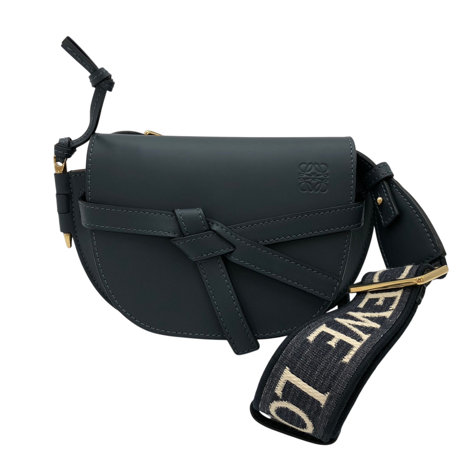 ロエベ LOEWE シリンダーポケット ショルダーバッグ アナグラム 