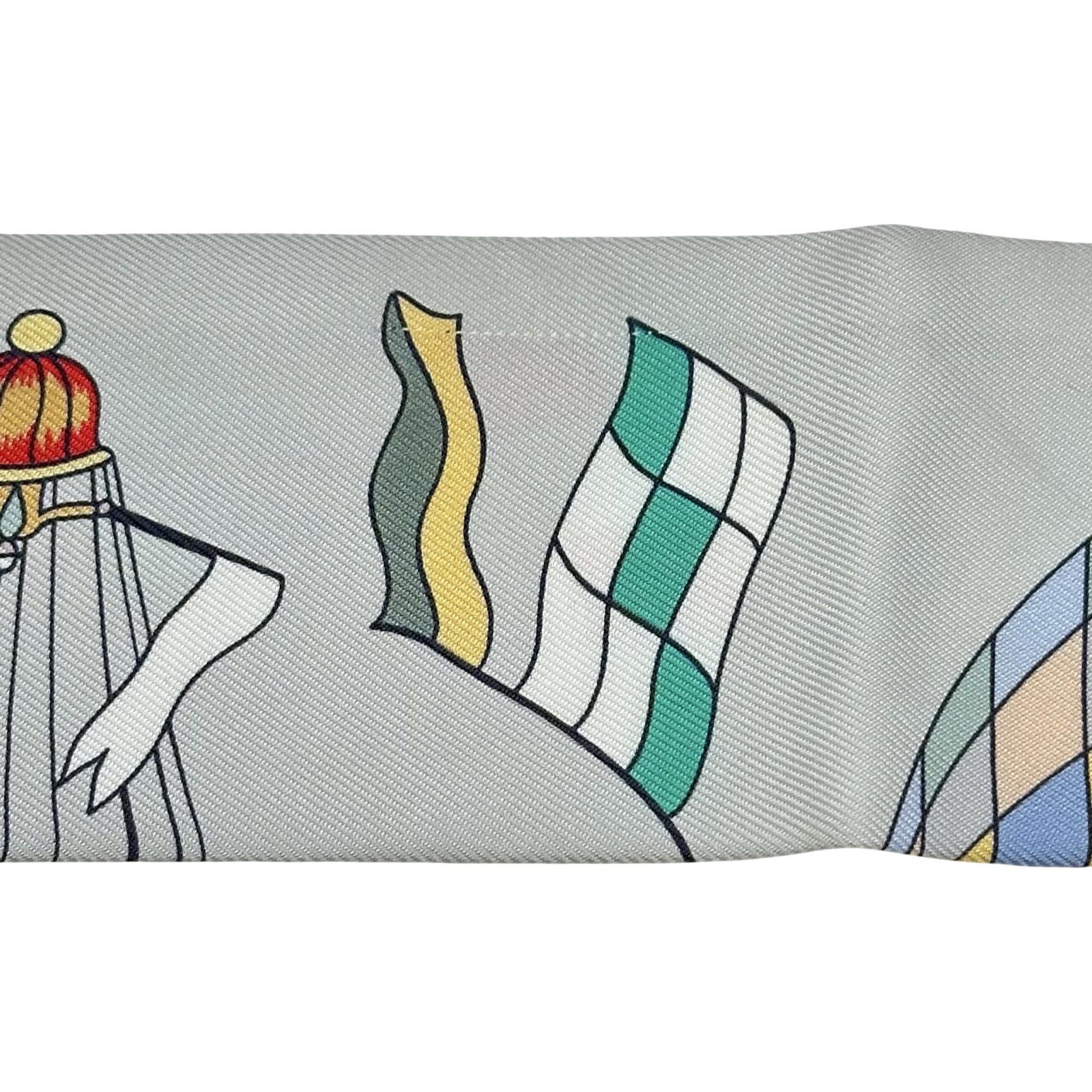 エルメス HERMES ツイリー LES FO LIES DU CIEL スカーフ - Used A