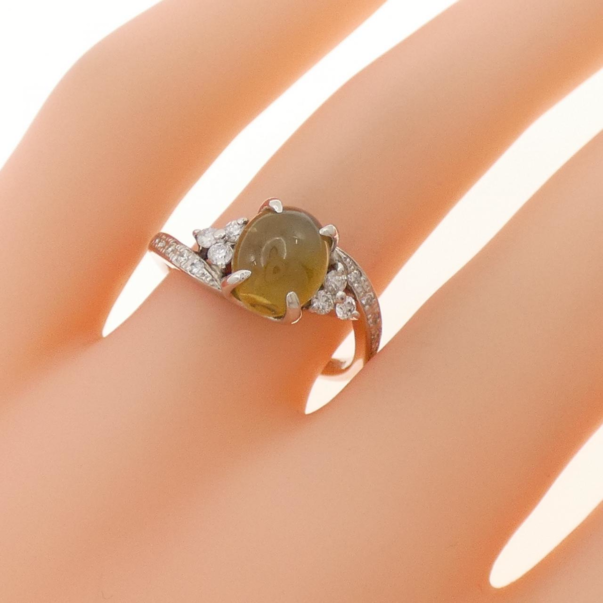 PT900 クリソベリルキャッツアイ リング 2.92CT - Used A (230-000-506