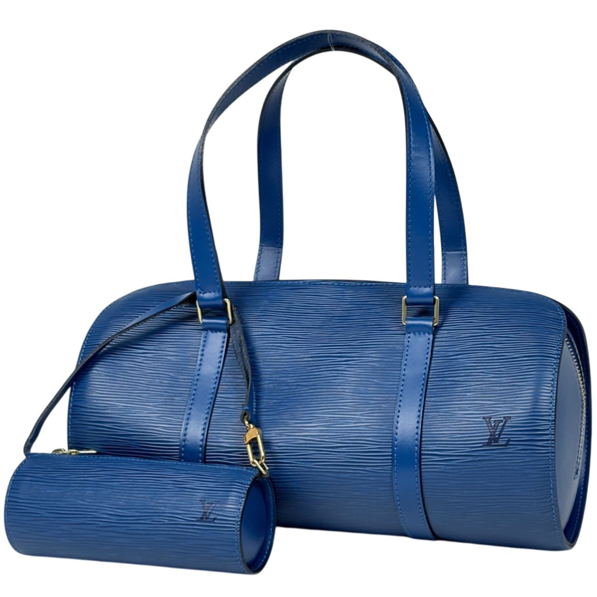 ルイ・ヴィトン Louis Vuitton スフロ 筒型 バレルバッグ 手提げ 