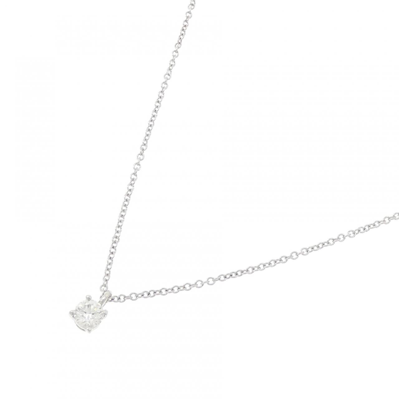 ティファニー ソリティア ネックレス 0.18CT I SI1 3EXT - Used A (230