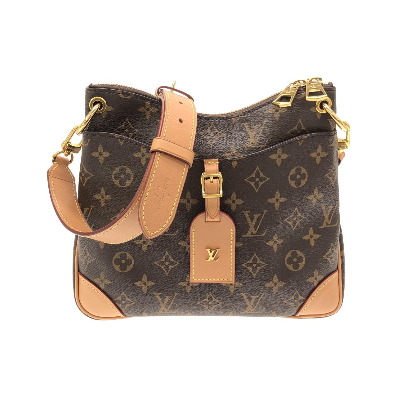 LOUIS VUITTON ルイヴィトン ショルダーバッグ オデオンMM M56389 ブラウン系 モノグラム レディース ゴールド金具 美品 ルイ・ヴィトン(LOUIS VUITTON)ルイ・ヴィトン オデオンMM ショルダー