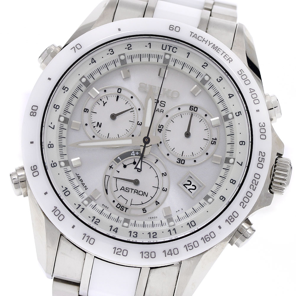 てつさん専用SEIKO セイコー アストロン SBXB027 ソーラー 白文字盤 ASTRON 【SEIKOノベルティ付き！】SEIKO セイコー アストロン SBXB027