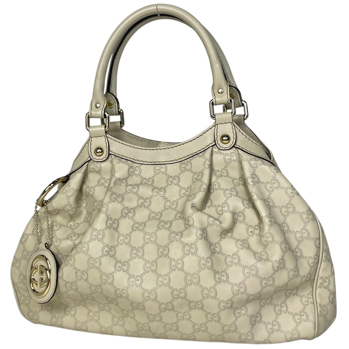 グッチ GUCCI グッチシマ スーキー ハンドバッグ シマレザー