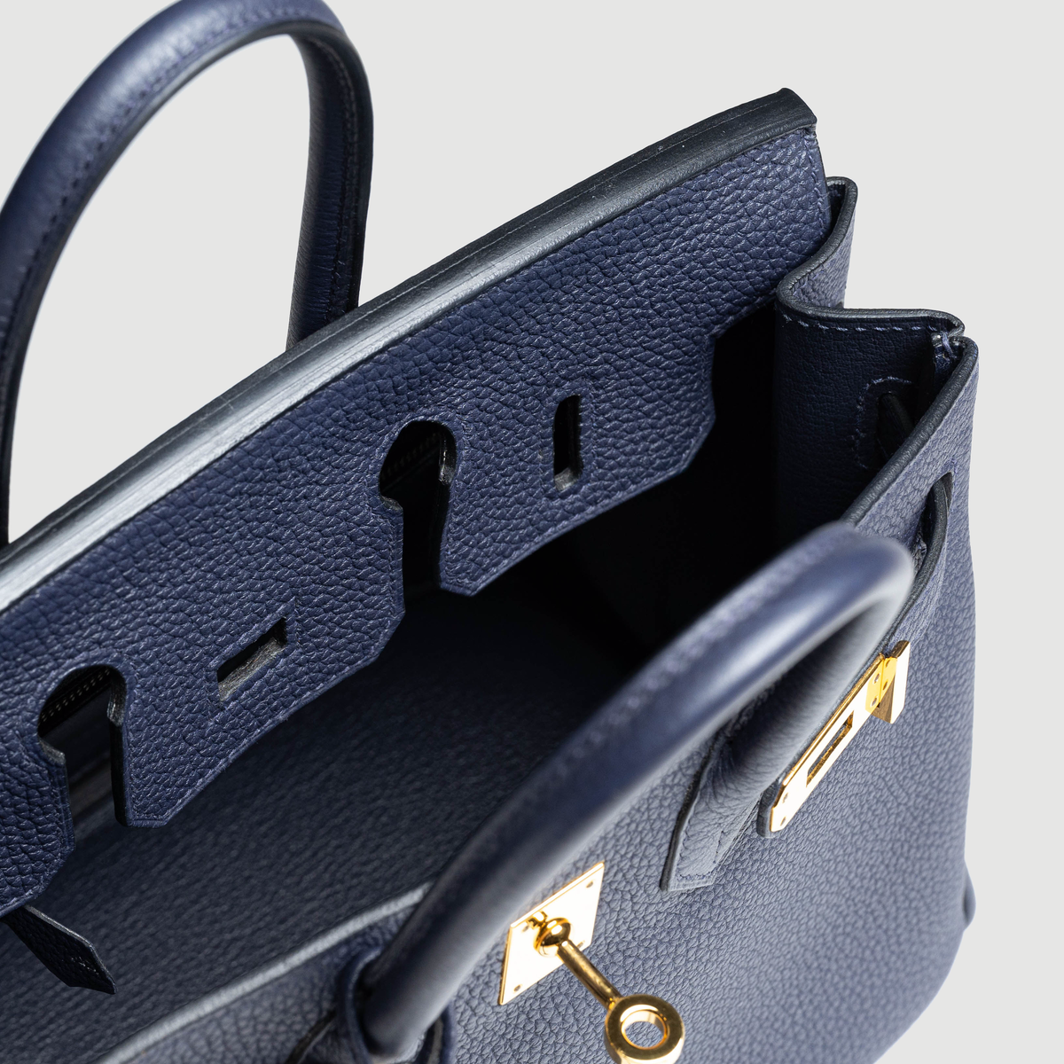 エルメス バーキン 25 ブルーニュイ、トゴ、ゴールド金具 | MOLTS