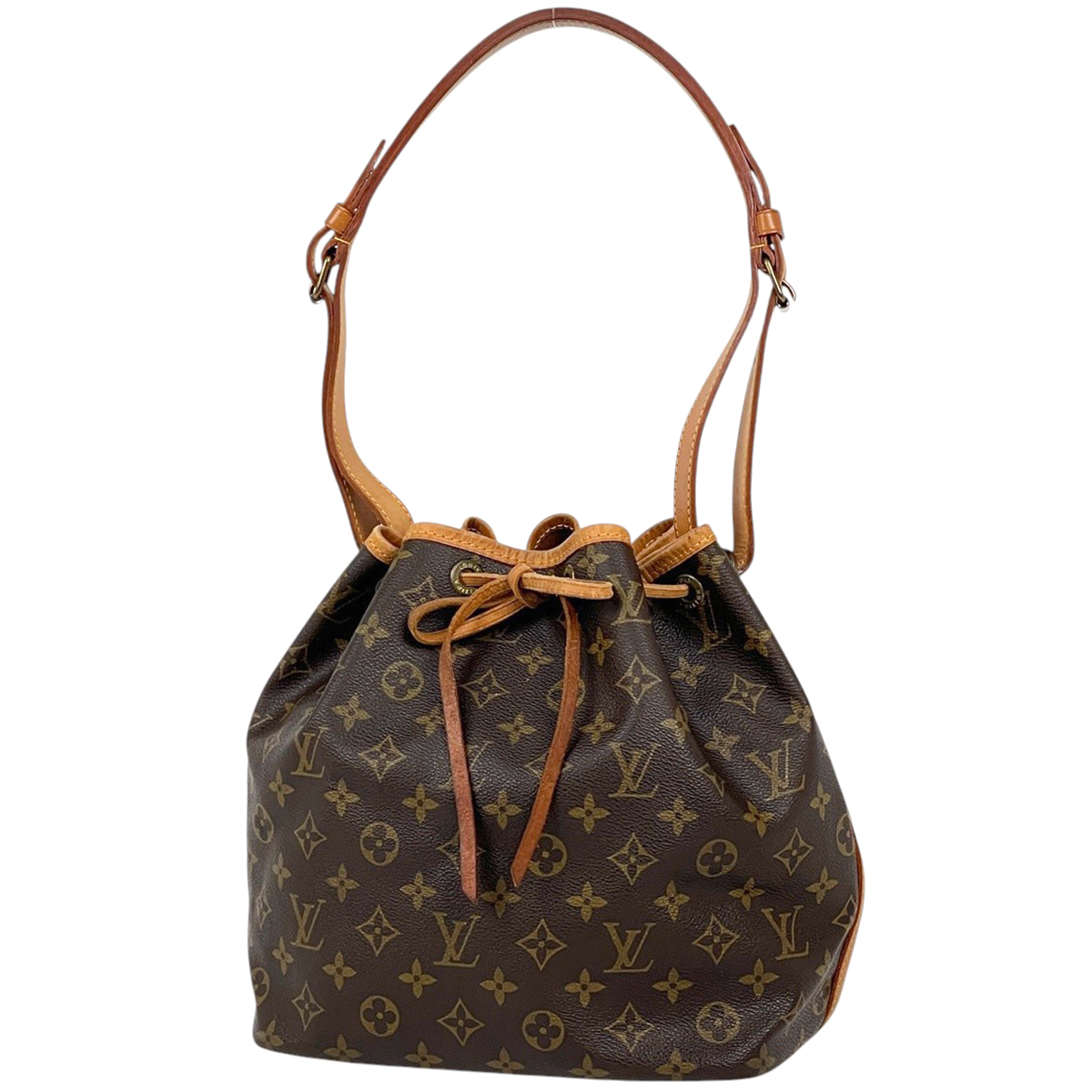 ルイ・ヴィトン Louis Vuitton プチ ノエ ワンショルダー 肩掛け 巾着
