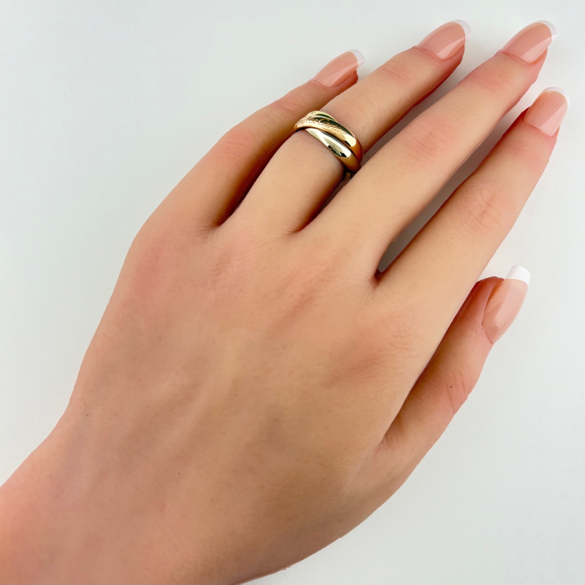 カルティエ CARTIER トリニティ リング YG イエローゴールド 指輪