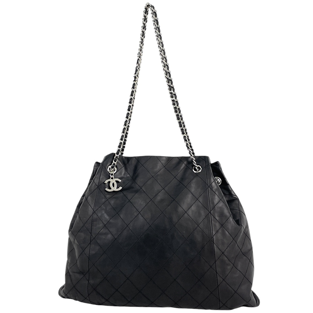 シャネル CHANEL ココマーク チェーン ショルダーバッグ マトラッセ