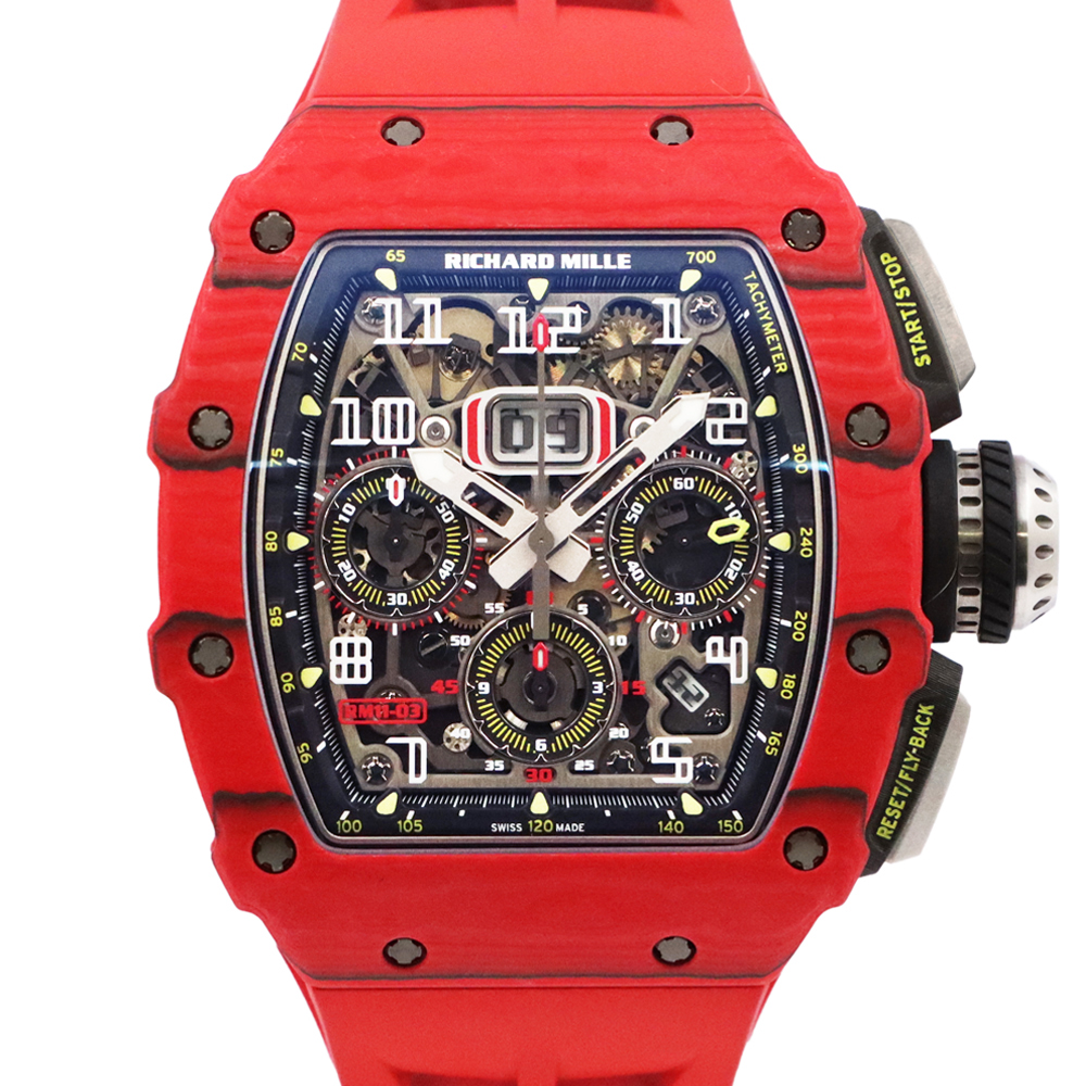 非売品 リシャールミル RICHARD MIILE クラッチバッグ ポーチレッド