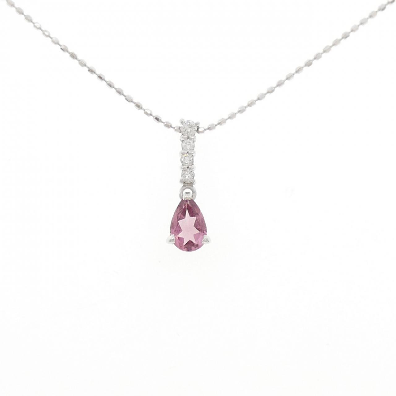 K18WG Tourmaline Necklace - Used A (246-000-458-5626) | MOLTS