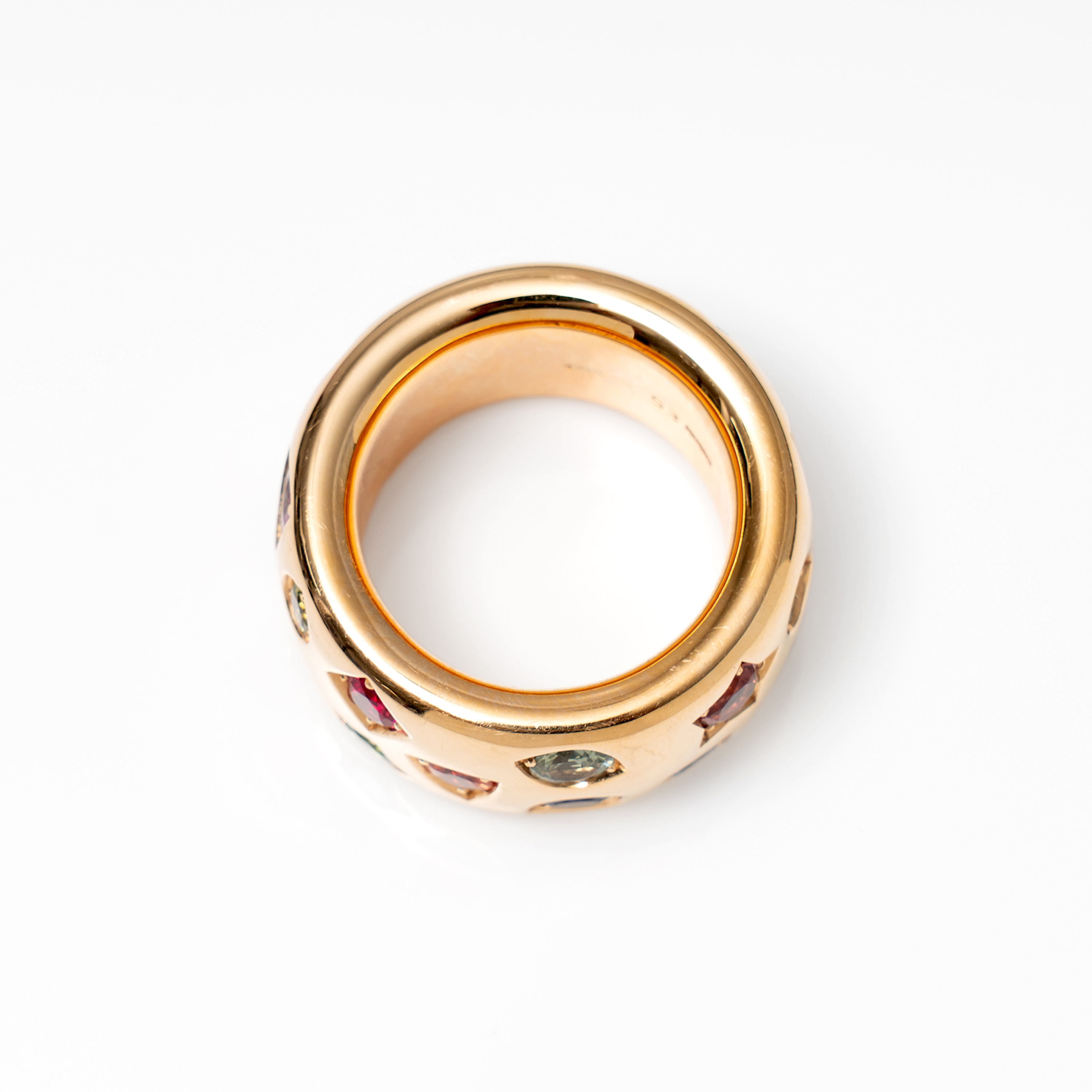 ポメラート イコニカ リング マルチカラー, 18K ローズゴールド | MOLTS