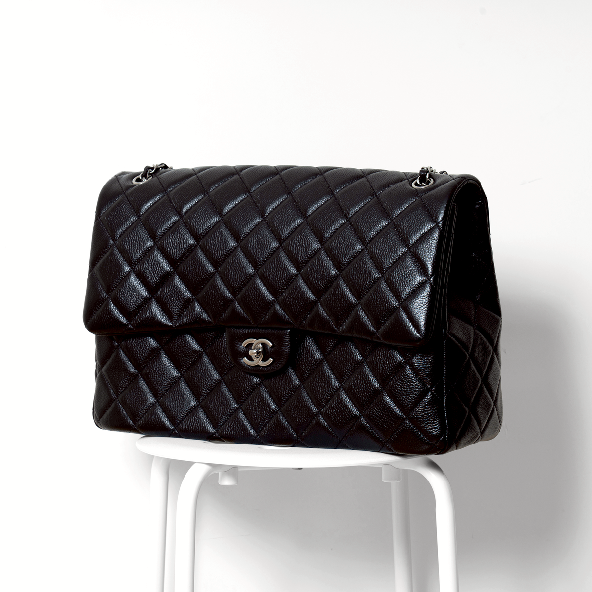 CHANEL シャネル　マトラッセ シャネル マトラッセ25 コットン ダブルフラップ ダブルチェーンバッグ
