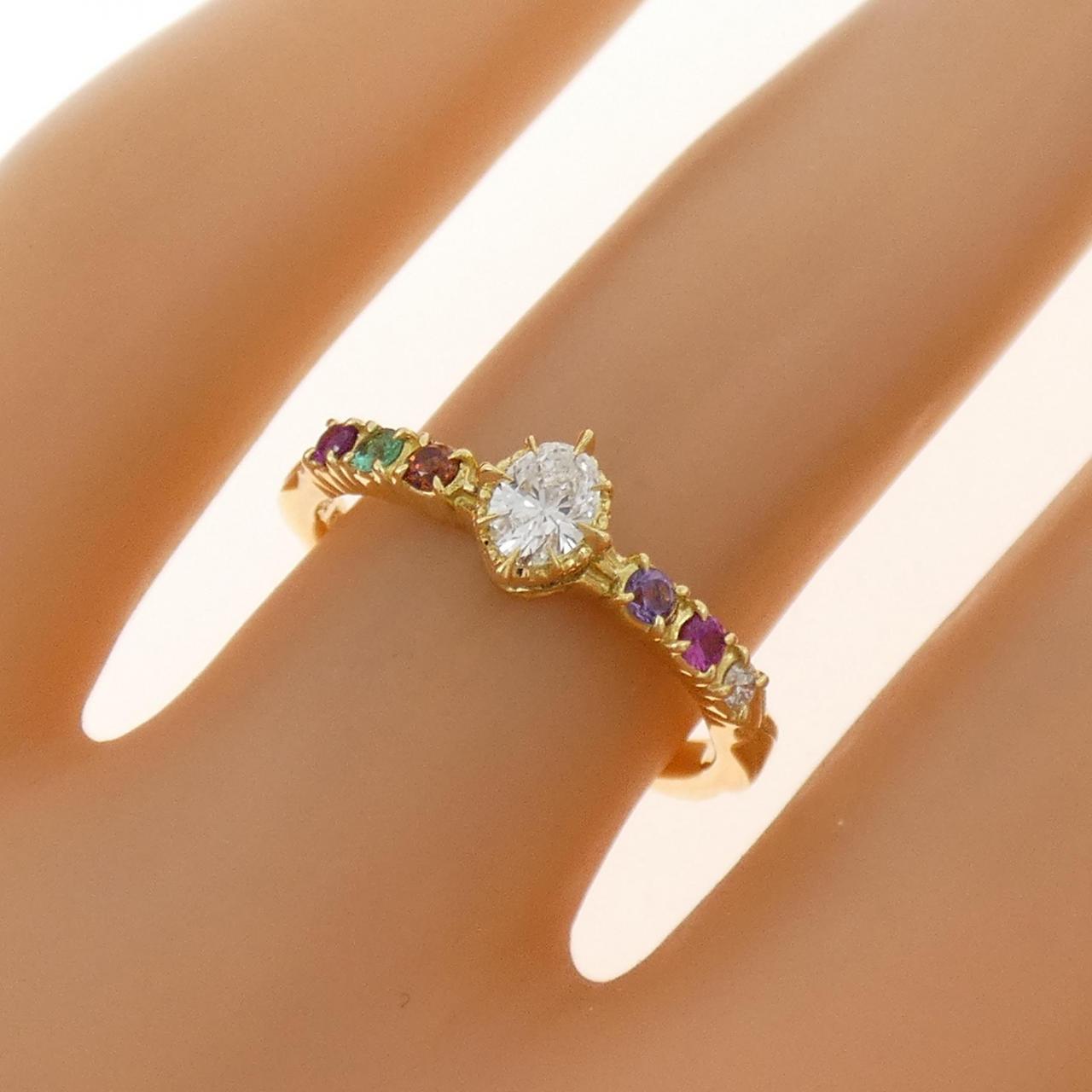 アガット ダイヤモンド リング 0.19CT - Used A (230-000-477-6559 