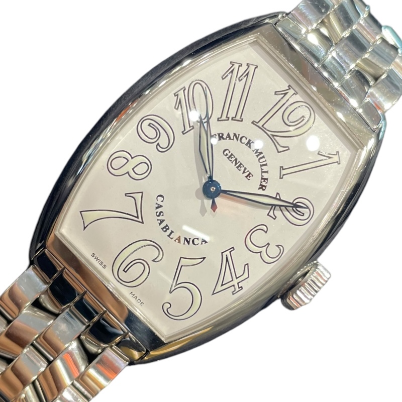 フランクミュラー　カサブランカ　貴重なギャランティ有　5850CASA メンズ 中古)FRANCK MULLER フランク・ミュラー カサブランカ 5850CASA（商品