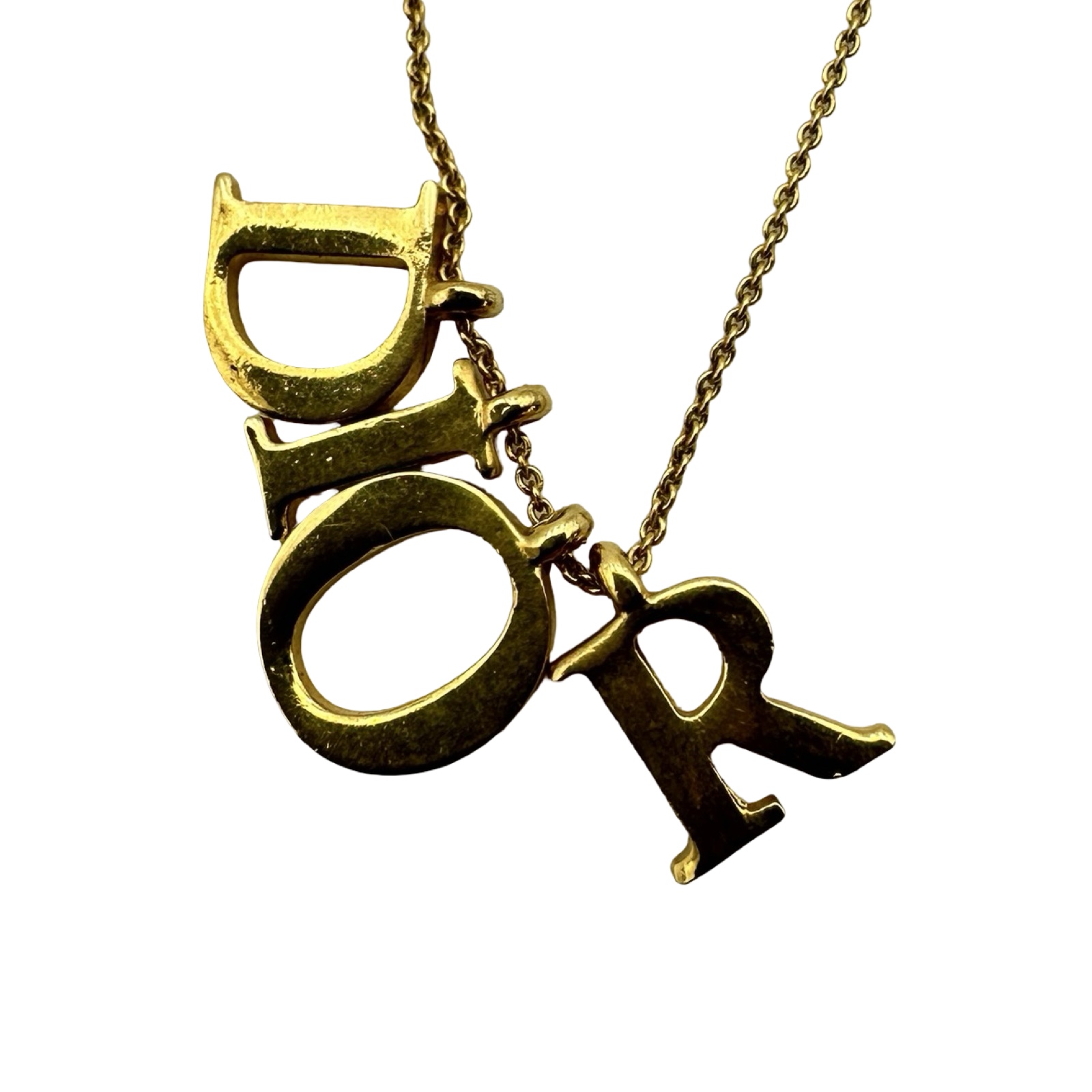 クリスチャン・ディオール Christian Dior ロゴネックレス ネックレス