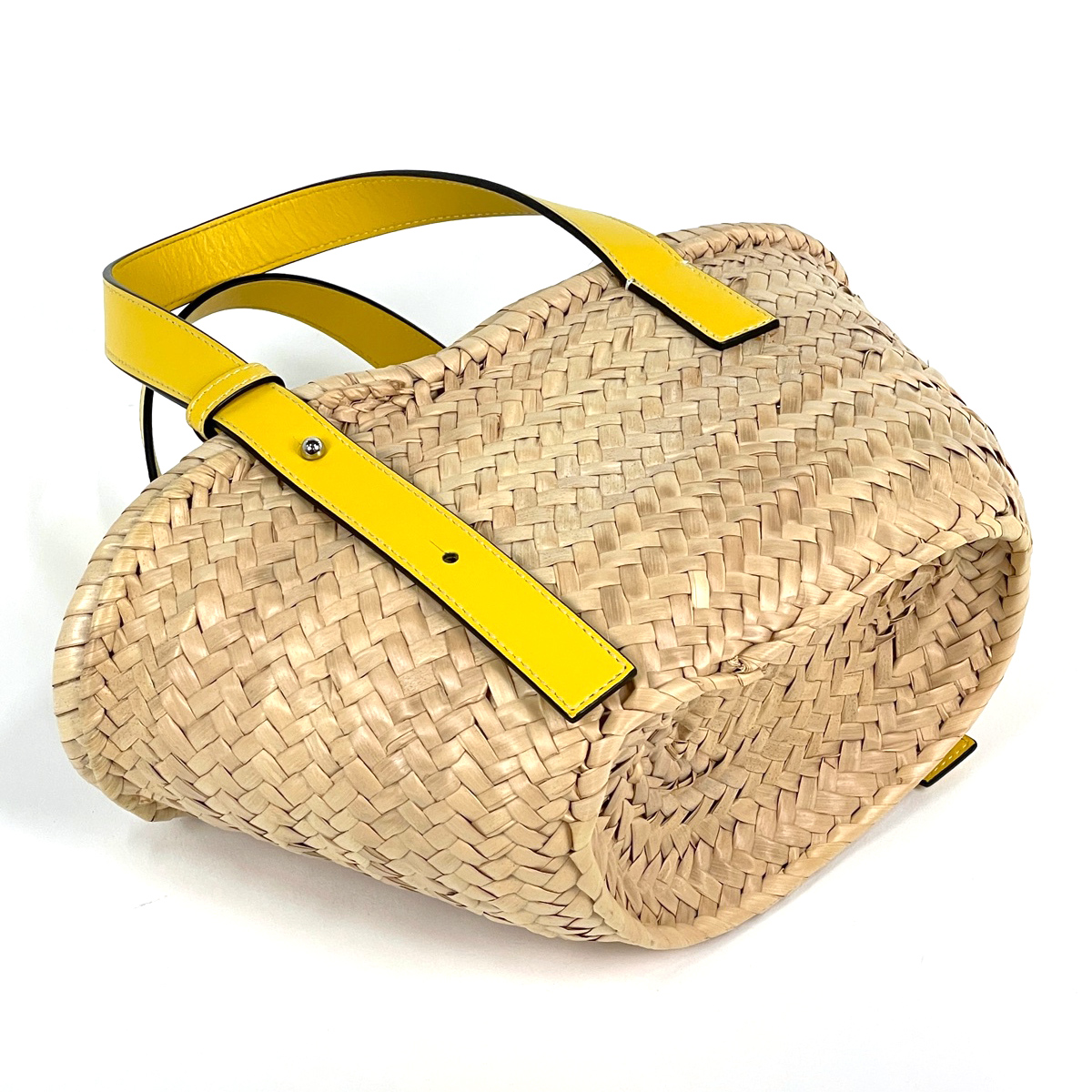 ロエベ LOEWE バスケットバッグ アナグラム ヤシの葉 トートバッグ 