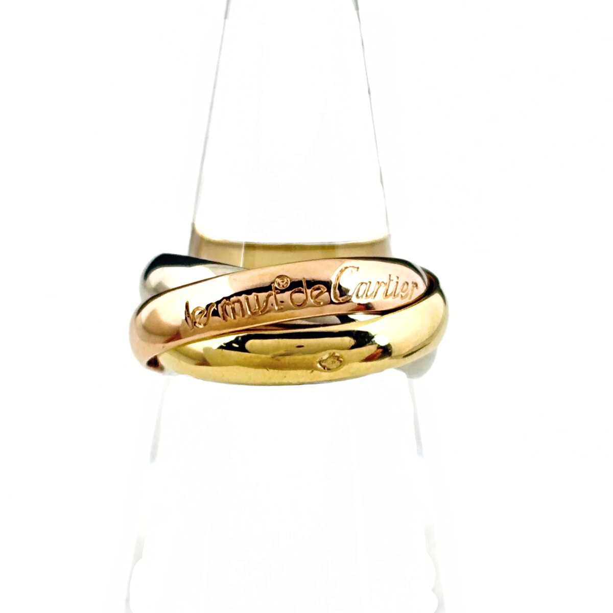 カルティエ CARTIER トリニティ リング YG イエローゴールド 指輪