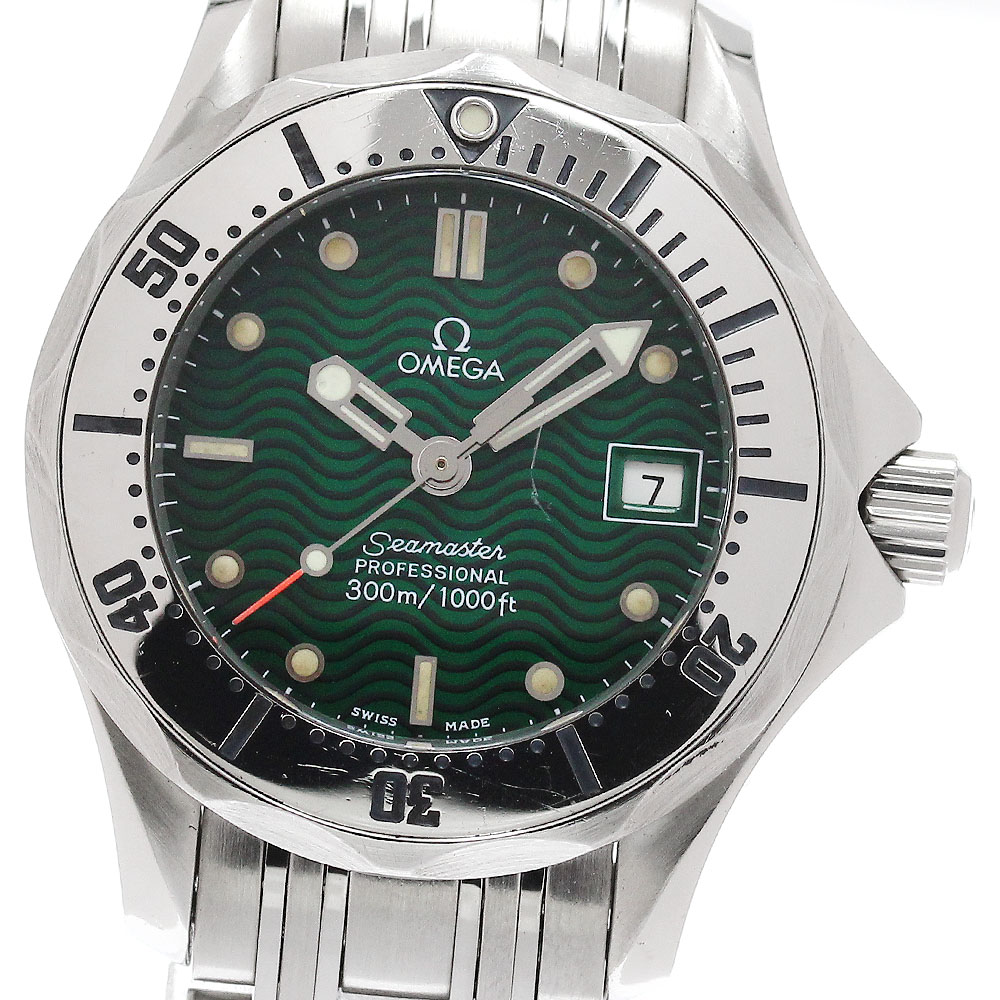 オメガ OMEGA 2571.31 シーマスター120 デイト クォーツ レディース 良品 _938610 オメガ OMEGA 2571.31 シーマスター120 デイト クォーツ レディース