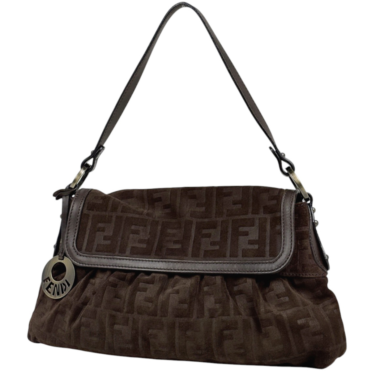 フェンディ FENDI ショルダーバッグ ズッカロゴ マンマバゲット 