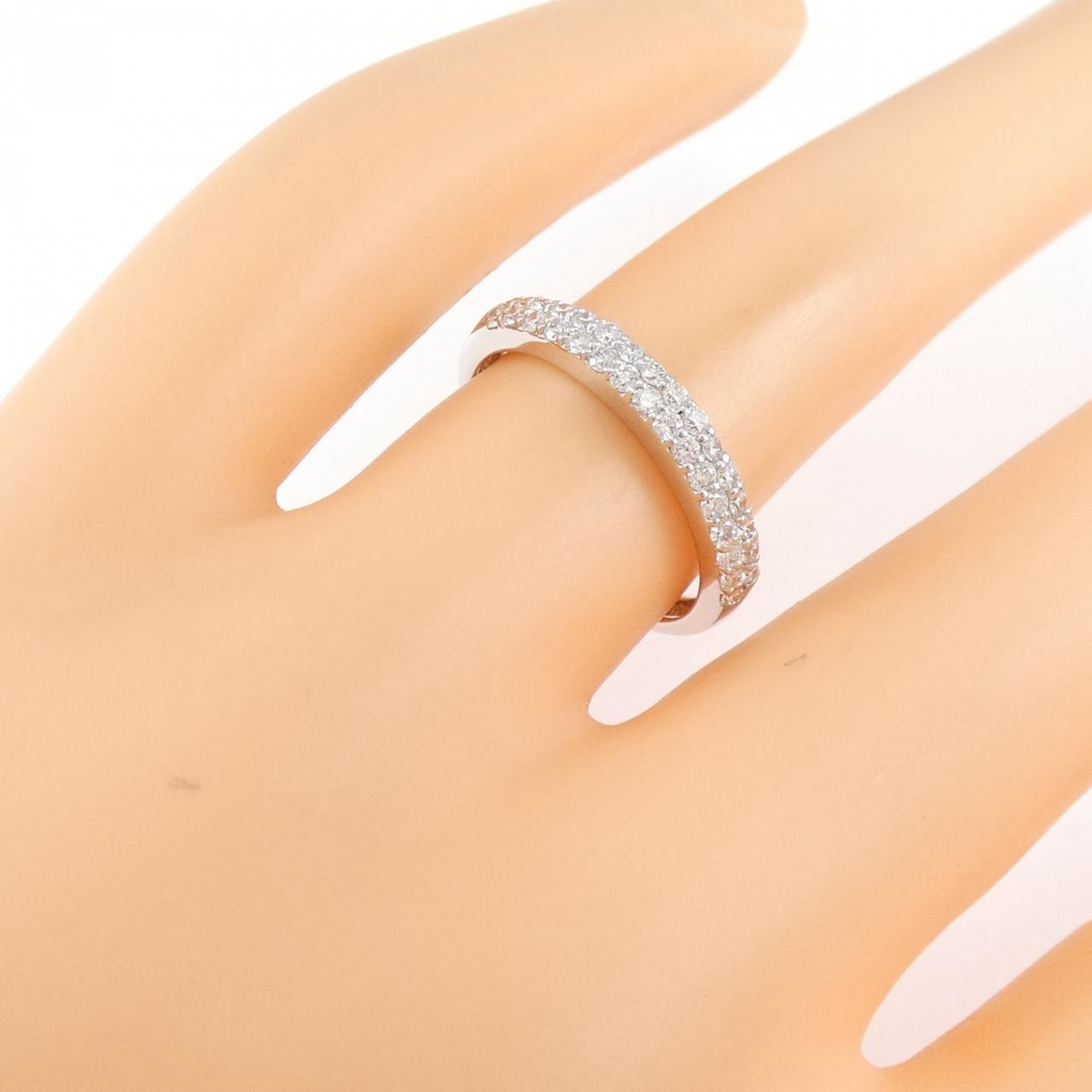 ダイヤモンド　0.38 CT K18WG K18WG ダイヤモンド リング 0.40CT | MOLTS