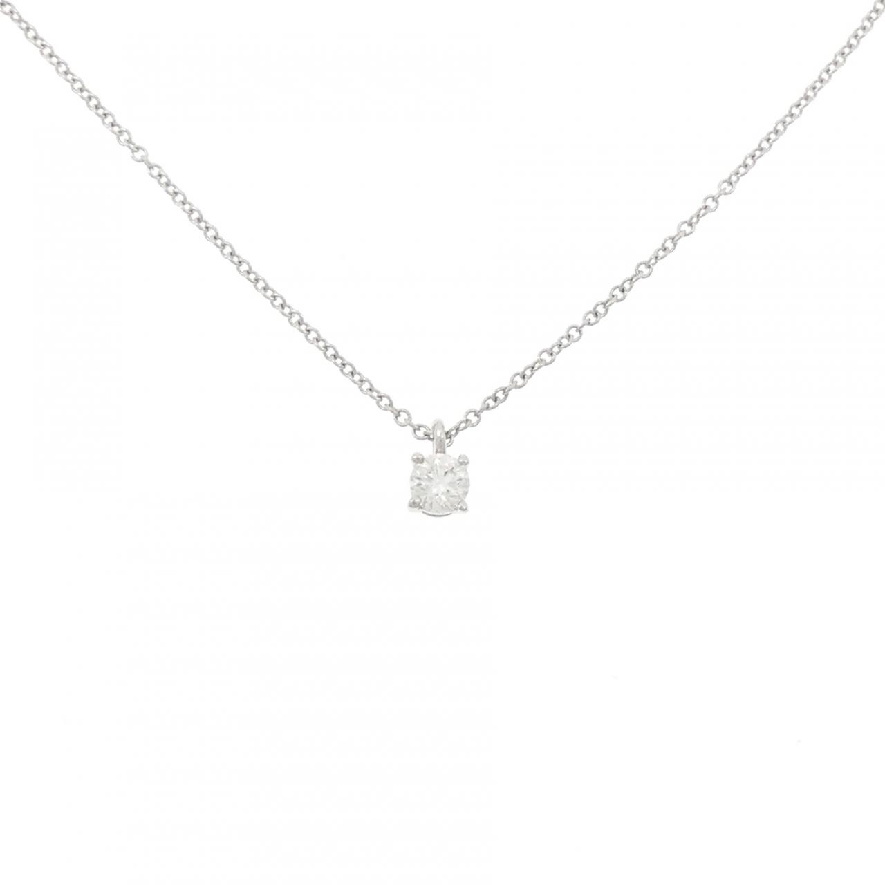 ティファニー ソリティア ネックレス 0.18CT I SI1 3EXT - Used A (230