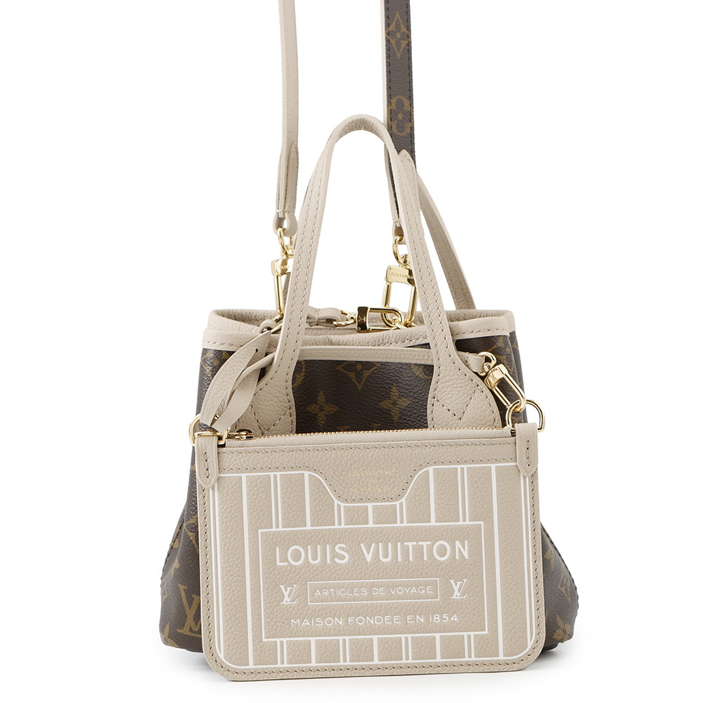 ルイヴィトン ハンドバッグ モノグラム/グレインレザー ネヴァーフル