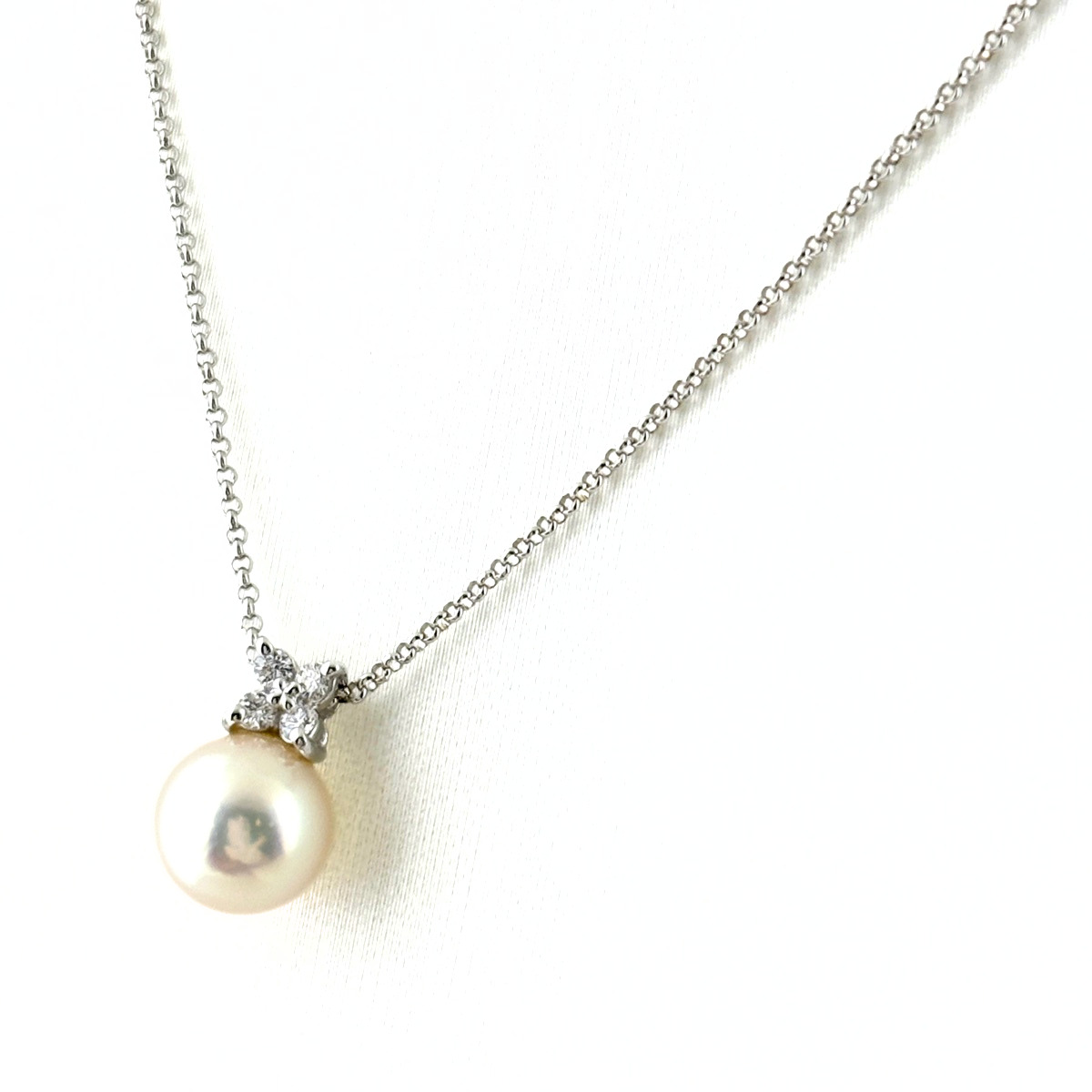 タサキ TASAKI パール ネックレス WG ホワイトゴールド ペンダント 