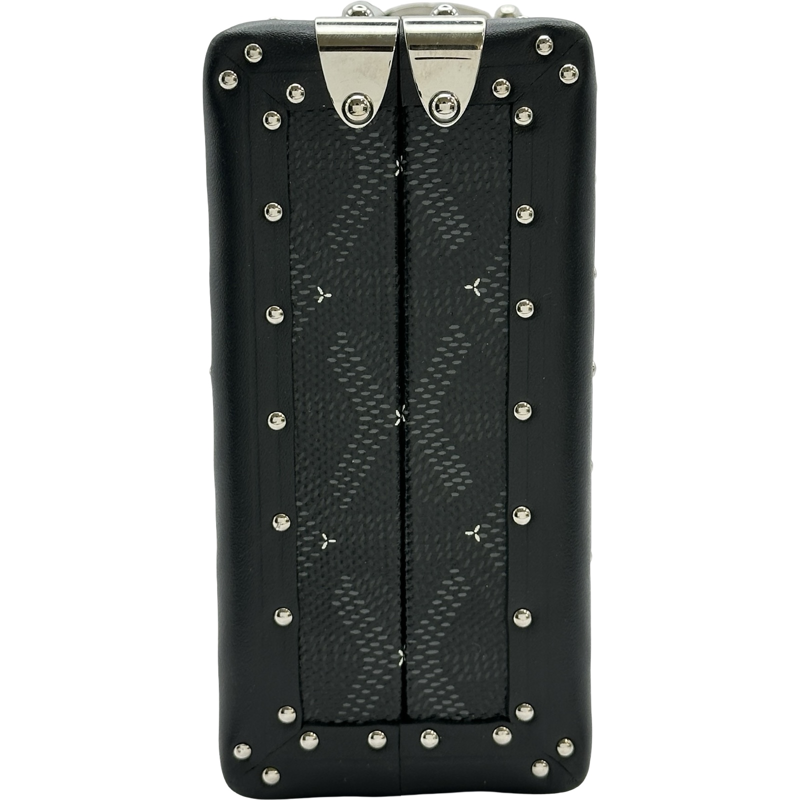 ゴヤール GOYARD ミノディエールトランクバッグ ブラック コーティングキャンバス ユニセックス ショルダーバッグ ゴヤール GOYARD ミノディエールトランクバッグ ショルダーバッグ