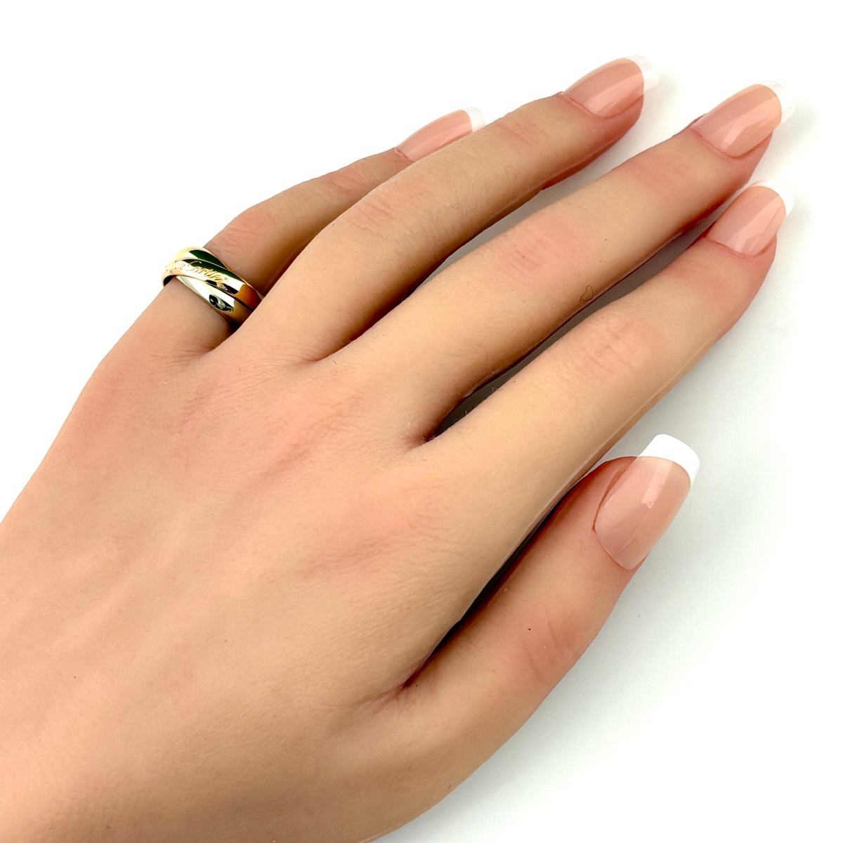 カルティエ CARTIER トリニティ リング YG イエローゴールド 指輪