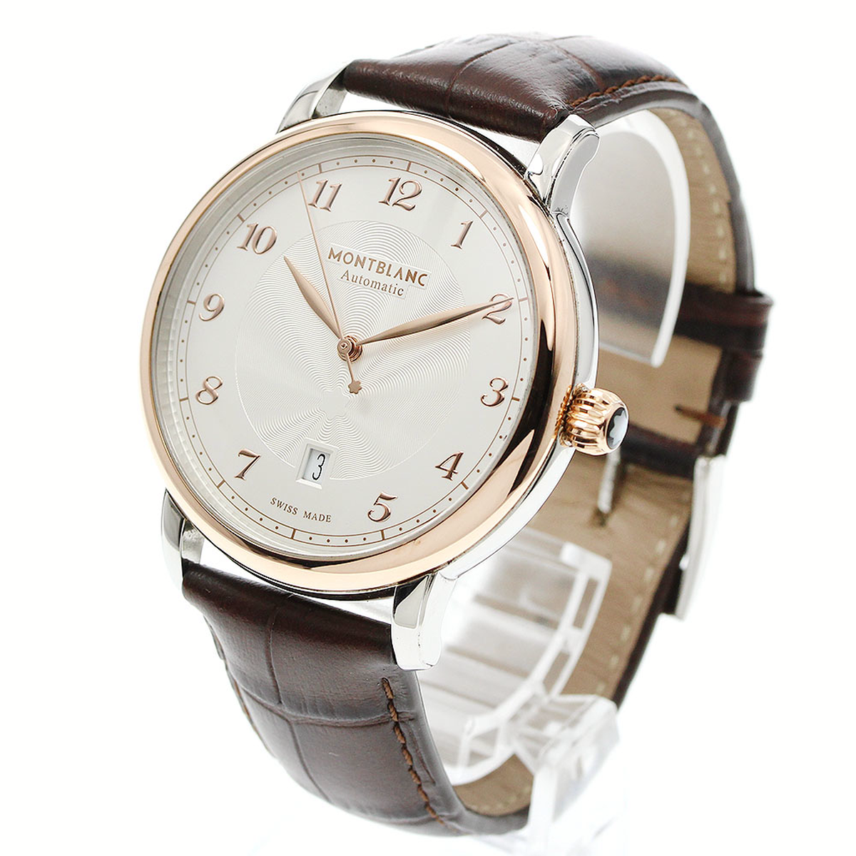 モンブラン MONTBLANC 117577 スターレガシー デイト PGベゼル 自動