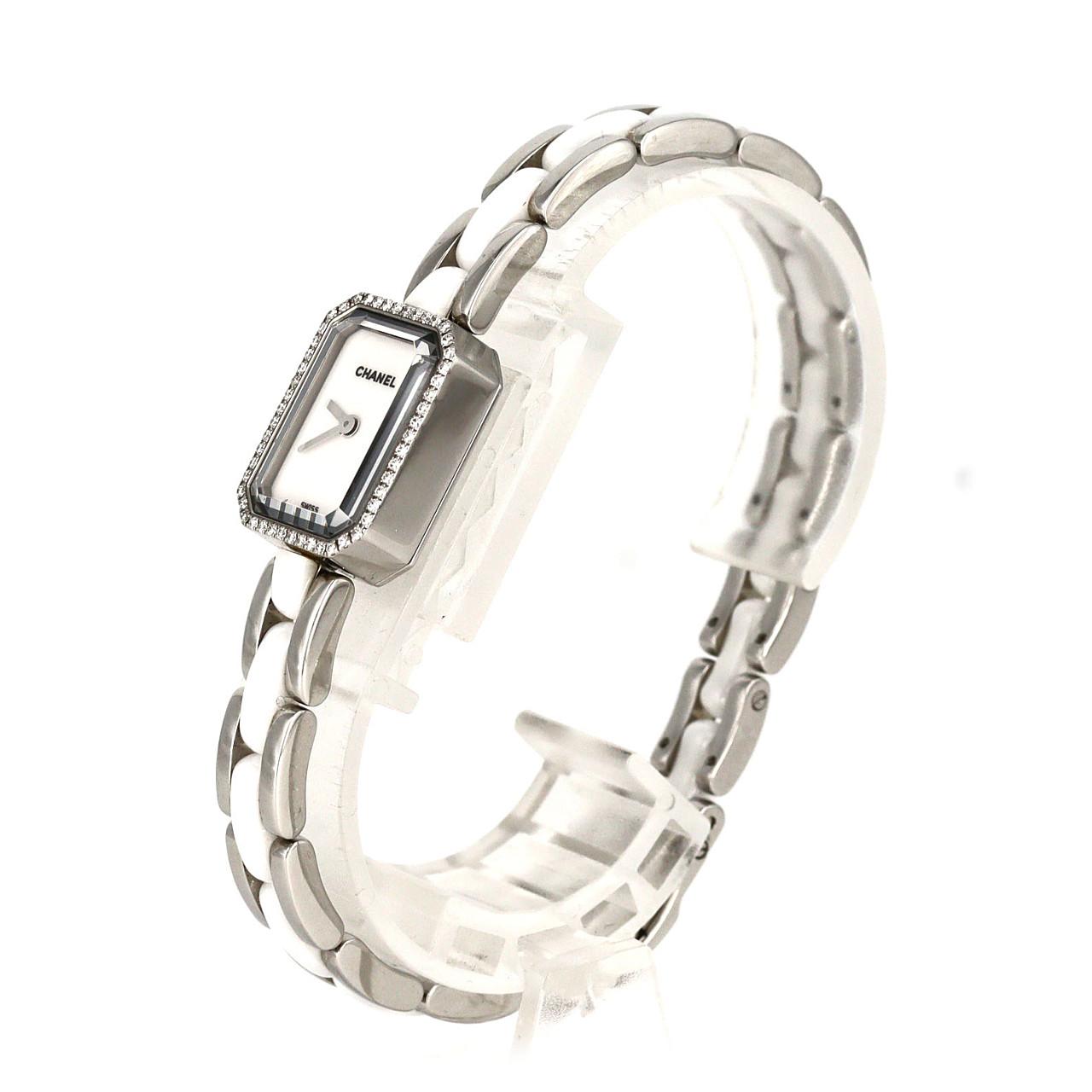 ノーメンテナンス還元価格】シャネル プルミエール SSxセラミック/D