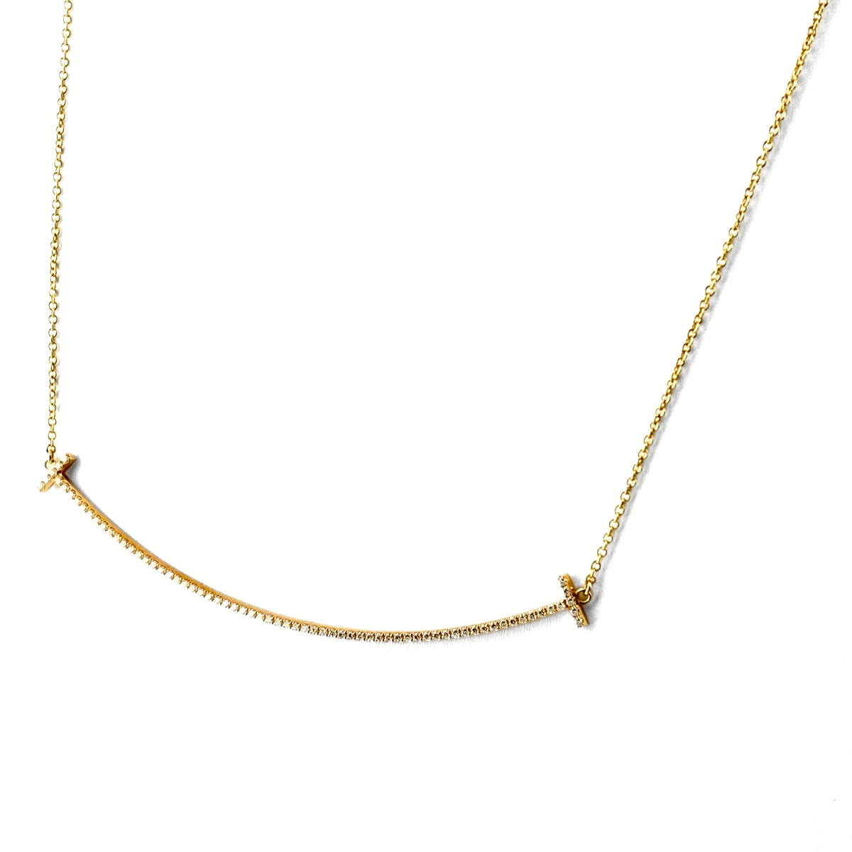 ティファニー TIFFANY&Co. Tスマイル ネックレス ペンダント ラージ 