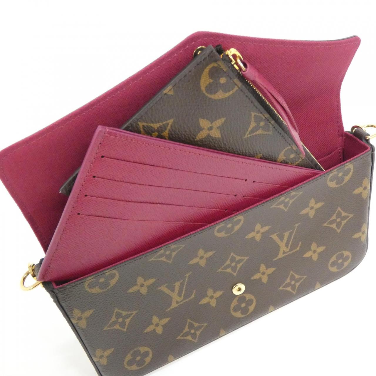 ルイヴィトン モノグラム ポシェット フェリシー M61276 ショルダー 