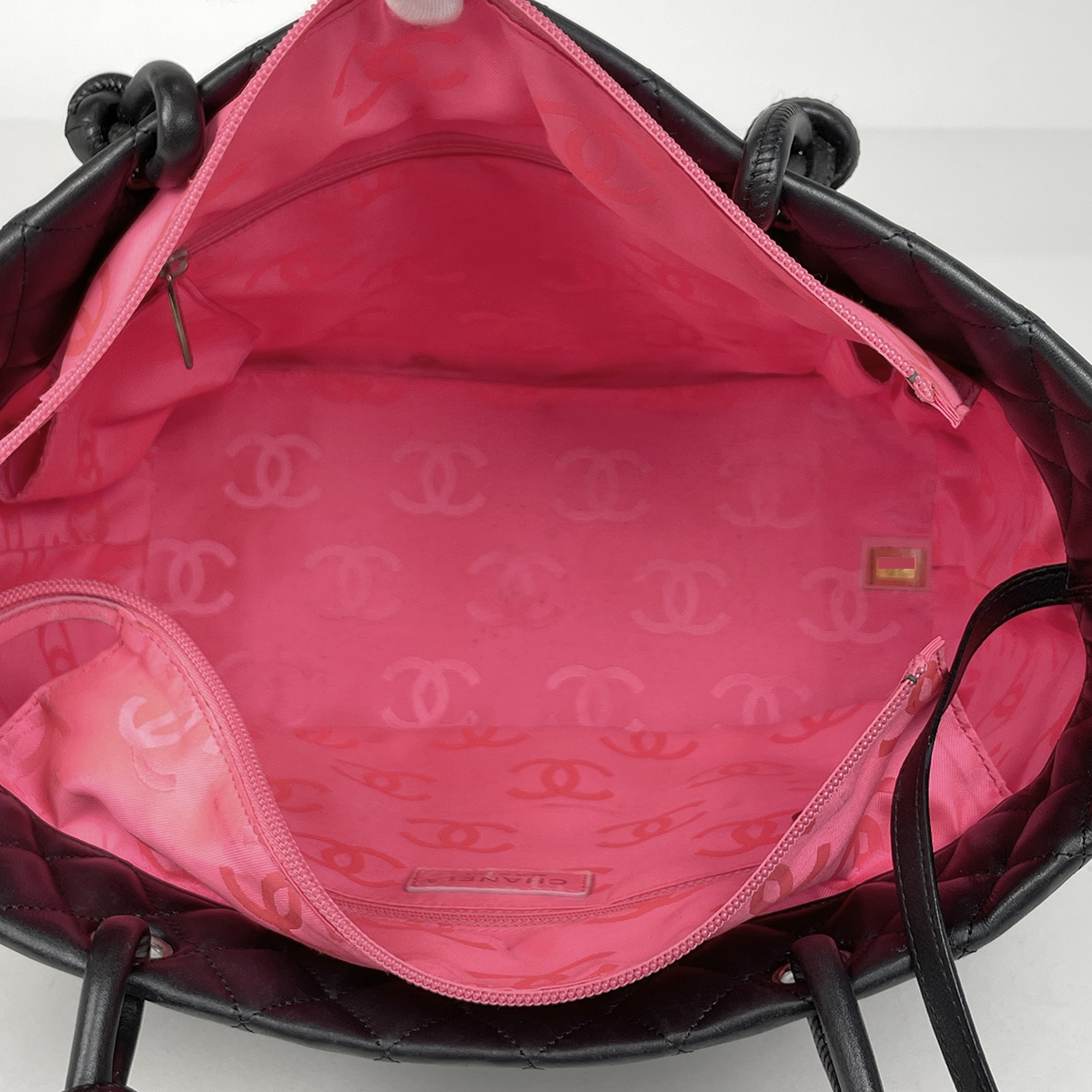 バッグ CHANEL シャネル カンボンライン ココマーク ラージトート