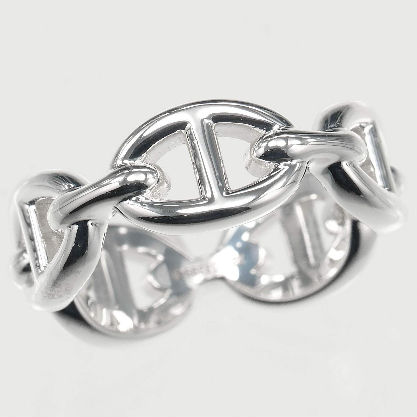 エルメス リング シェーヌダンクル アンシェネ PM 12号 指輪 シルバー