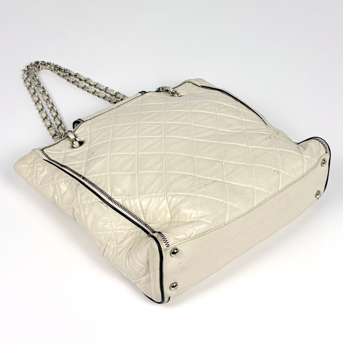 シャネル CHANEL イーストウエスト 2.55 トートバッグ 2WAY チェーン 
