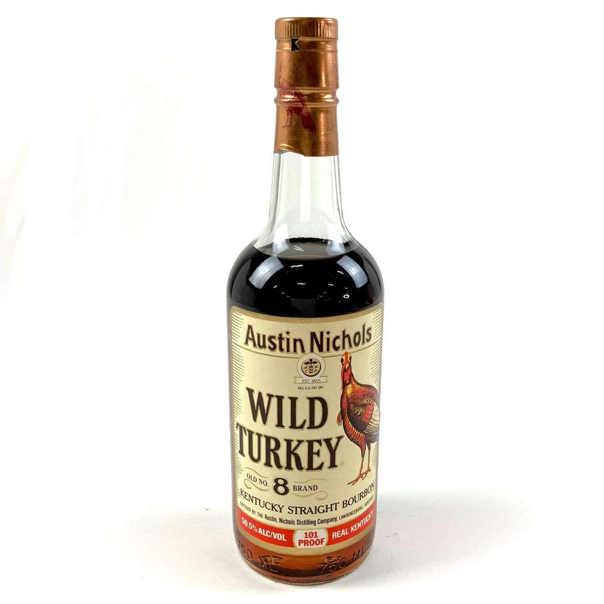 ワイルドターキー WILD TURKEY 8年 旧旧ラベル 750ml アメリカン