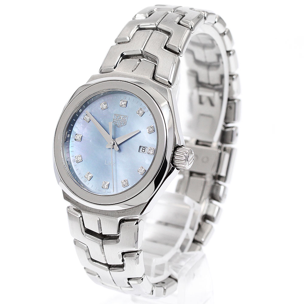 タグホイヤー TAG HEUER WBC1313 リンク 12Pダイヤ ブルーシェル文字盤