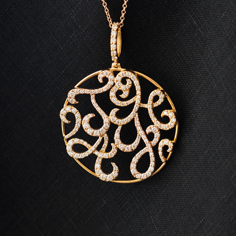 エナメルブレスレット ファン クリックH ピンクゴールドプレーテッド エナメルブレスレット ファン クリックH ピンクゴールドプレーテッド